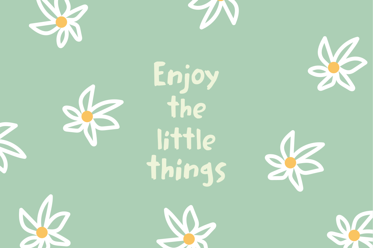 Original placemat daisy floral design - TenStickers