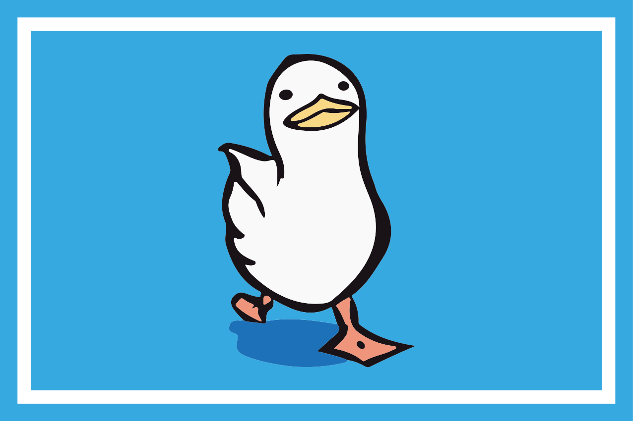 Children placemat cartoon duck design - TenStickers