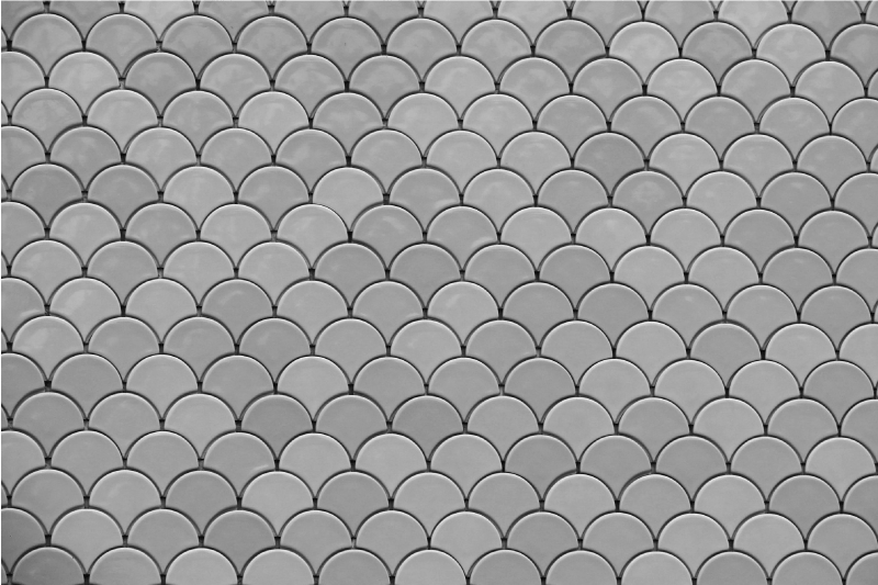 Placemat with scalloped pattern surface - TenStickers