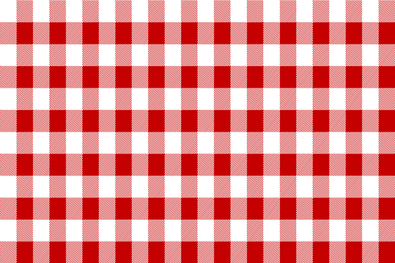 Restaurant placemat in classic checked design - TenStickers