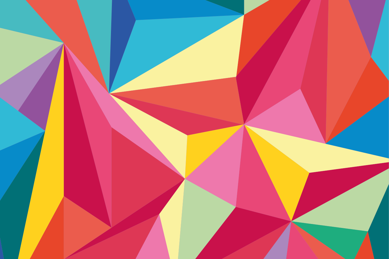 Original placemat geometric color design - TenStickers