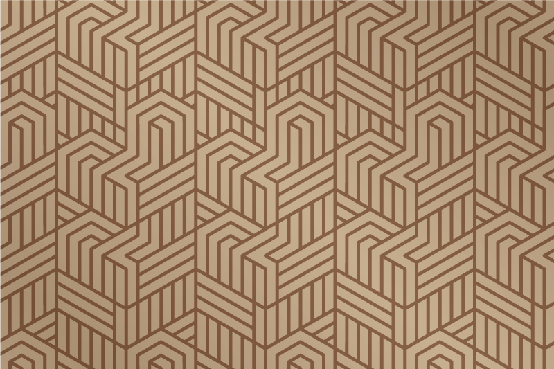 Modern placemat with geometric texture design - TenStickers