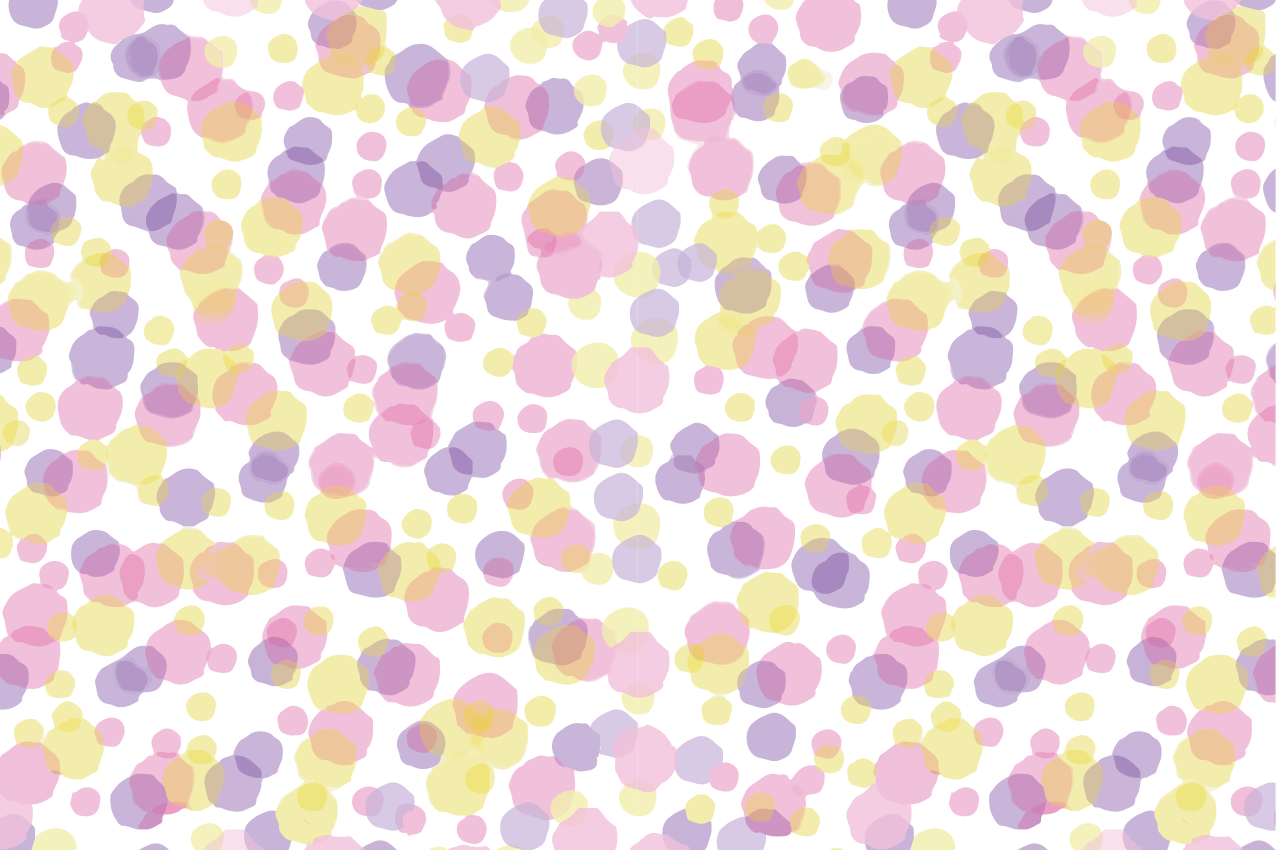 Colorful abstract patterns placemat - TenStickers