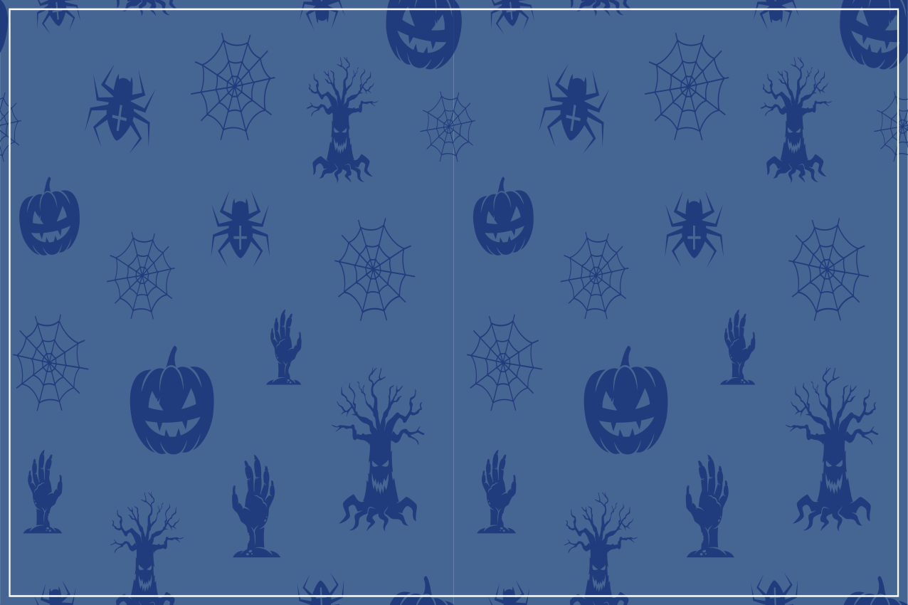 Halloween placemat for spooky themed decor - TenStickers
