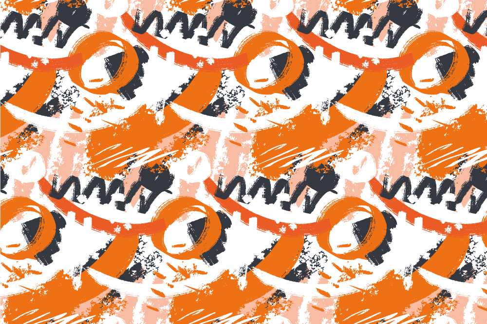 Abstract colorful pattern placemat - TenStickers