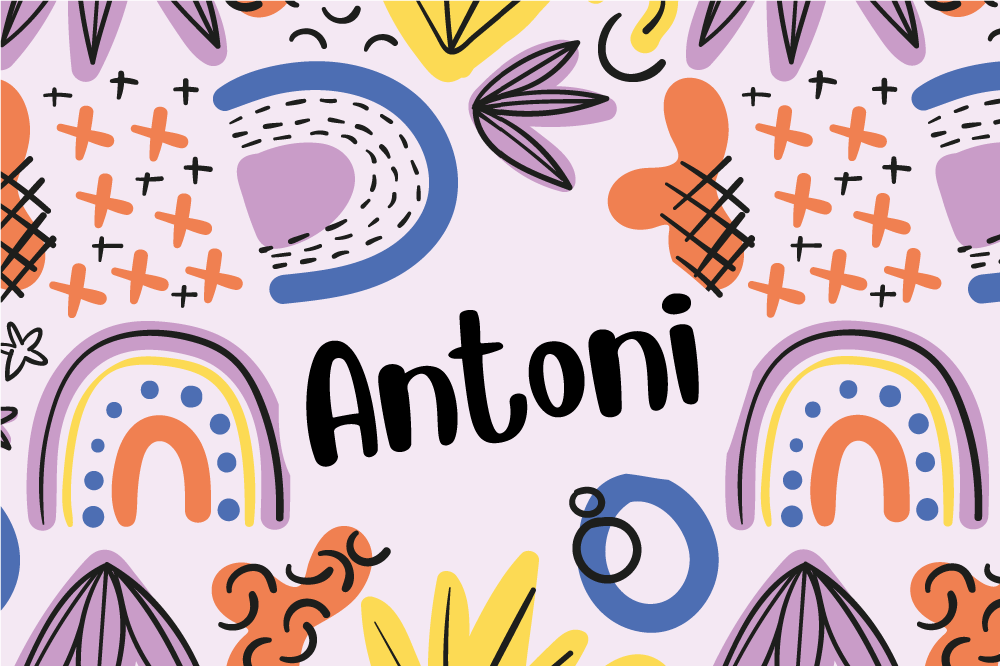 Children placemat colorful rainbow designs - TenStickers