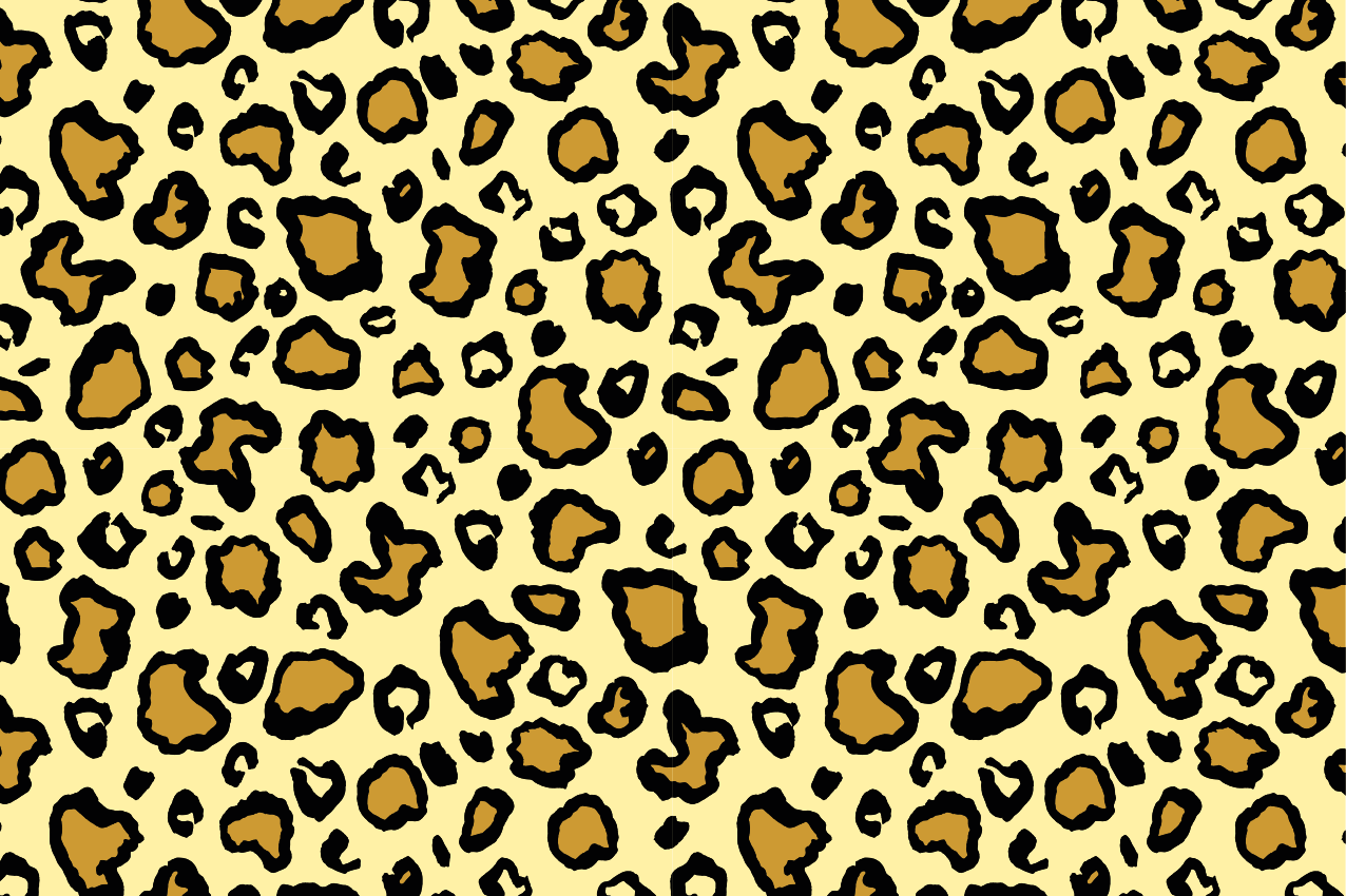 Original placemat leopard print design - TenStickers