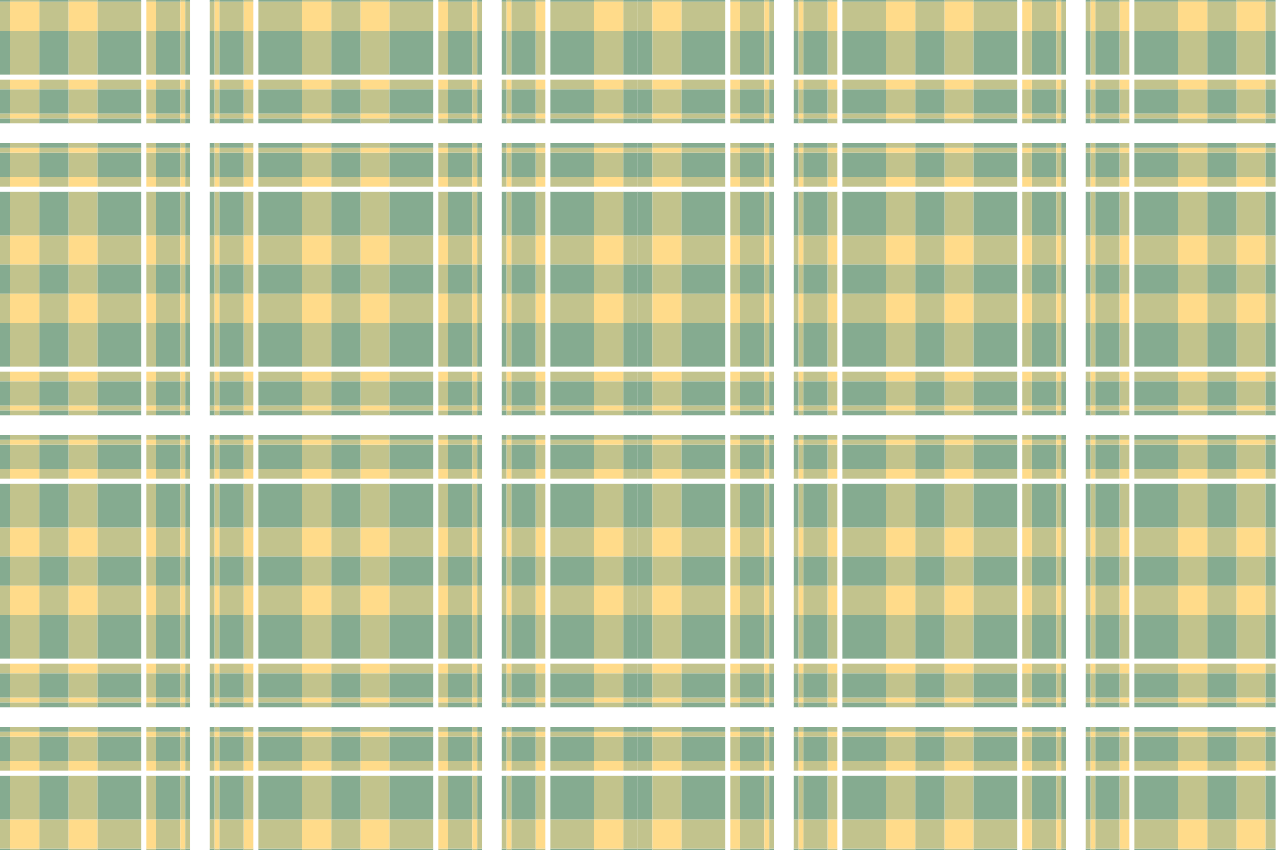 Checkered pattern placemat - TenStickers
