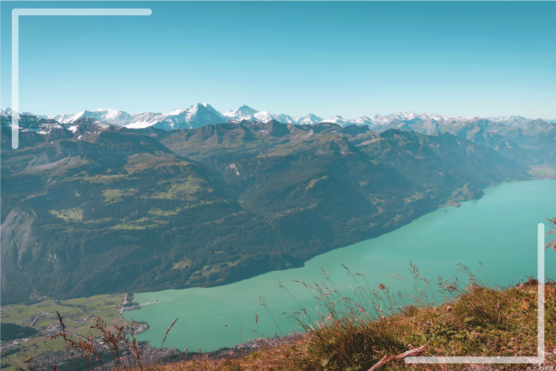 Snowy mountains original placemat - TenStickers