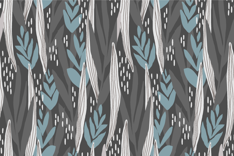 Textured leaf concept placemat - TenStickers