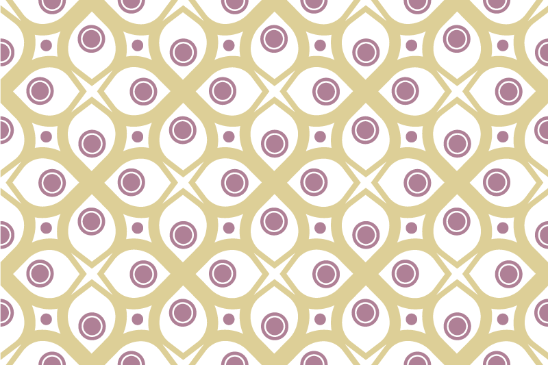 Modern placemat geometric pattern design - TenStickers