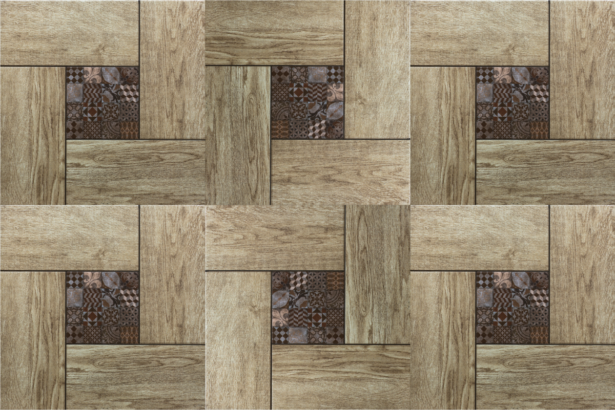 Placemat with wooden pattern surface - TenStickers