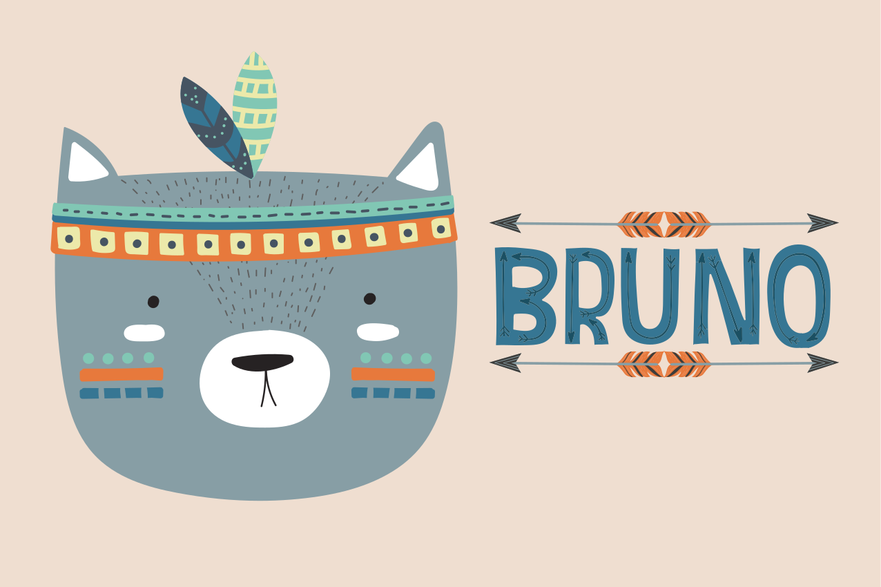 Children placemat with adorable animal design - TenStickers