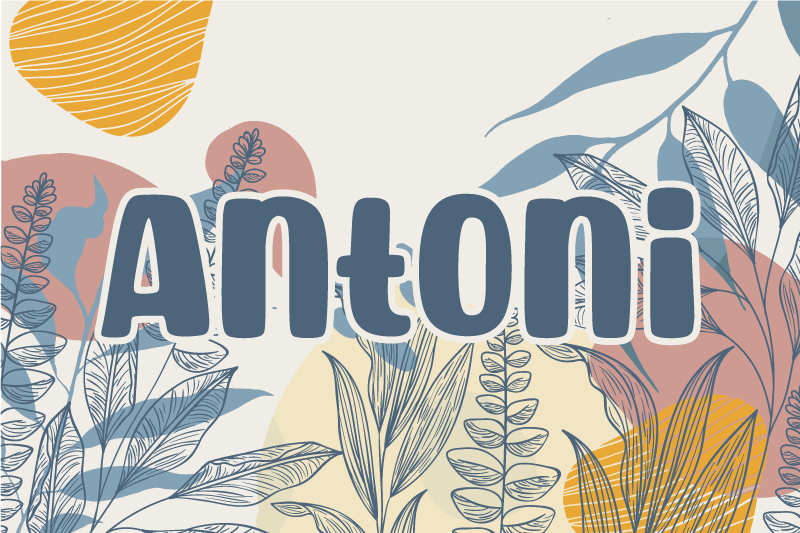 Original placemat with trendy name design - TenStickers