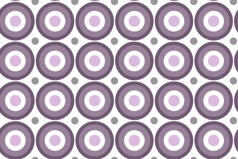 Lilac 70s Style textured placemats - TenStickers
