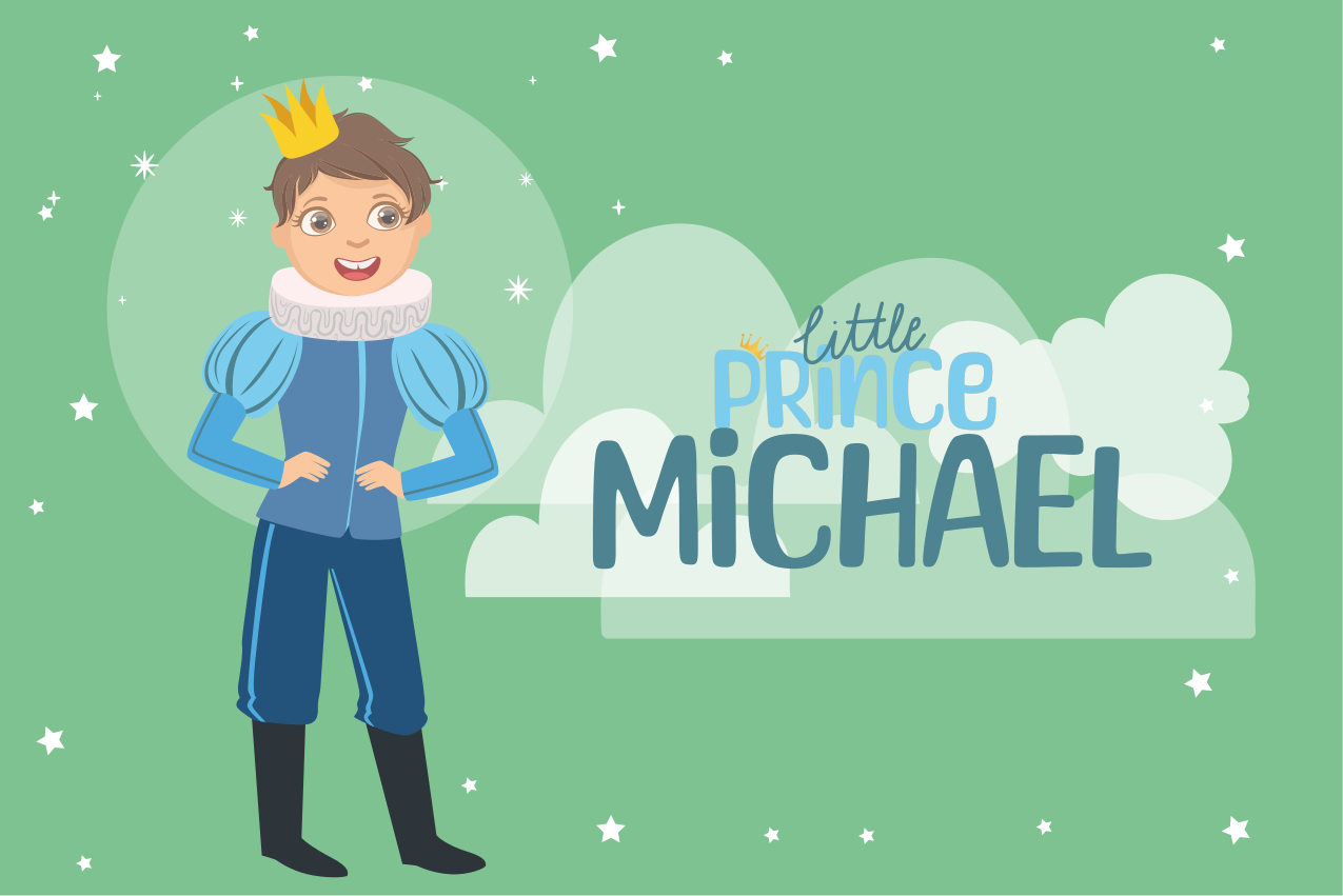 Little prince personalised placemats - TenStickers