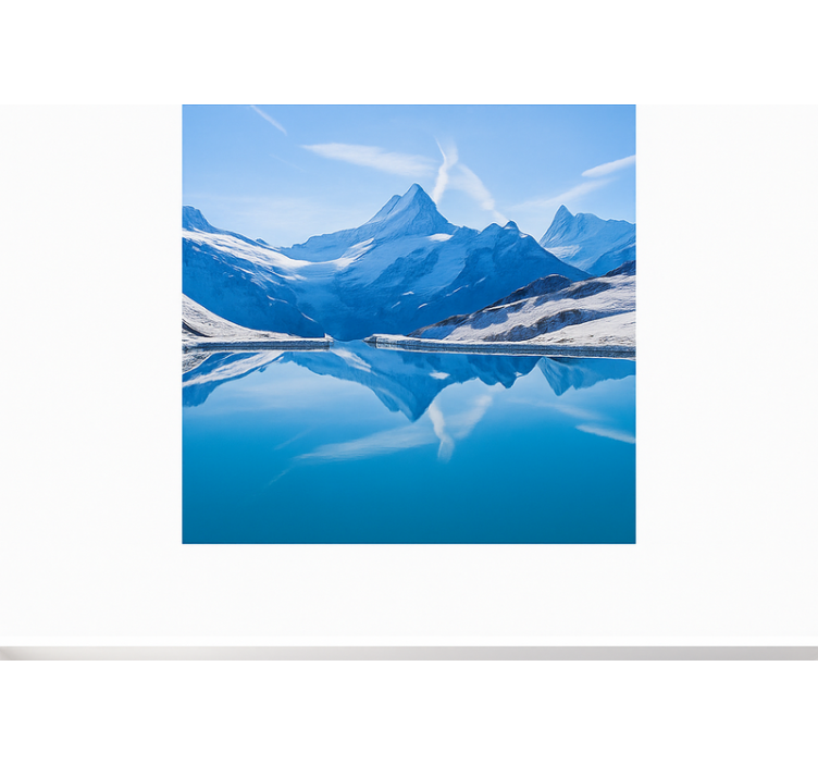 Bachalpsee Reflections wall mural mountain - TenStickers