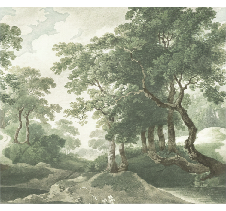 Forest wallpaper classic timeless nature - TenStickers