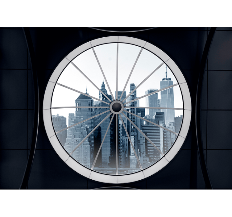 Cold city 3d Mural Wallpaper - TenStickers