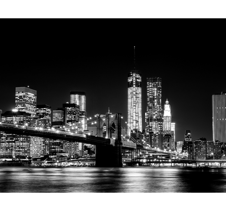New york East river new york wall mural - TenStickers