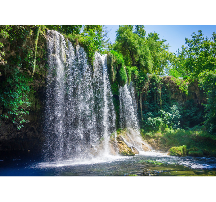 Waterfall landscape 3D wallpaper - TenStickers
