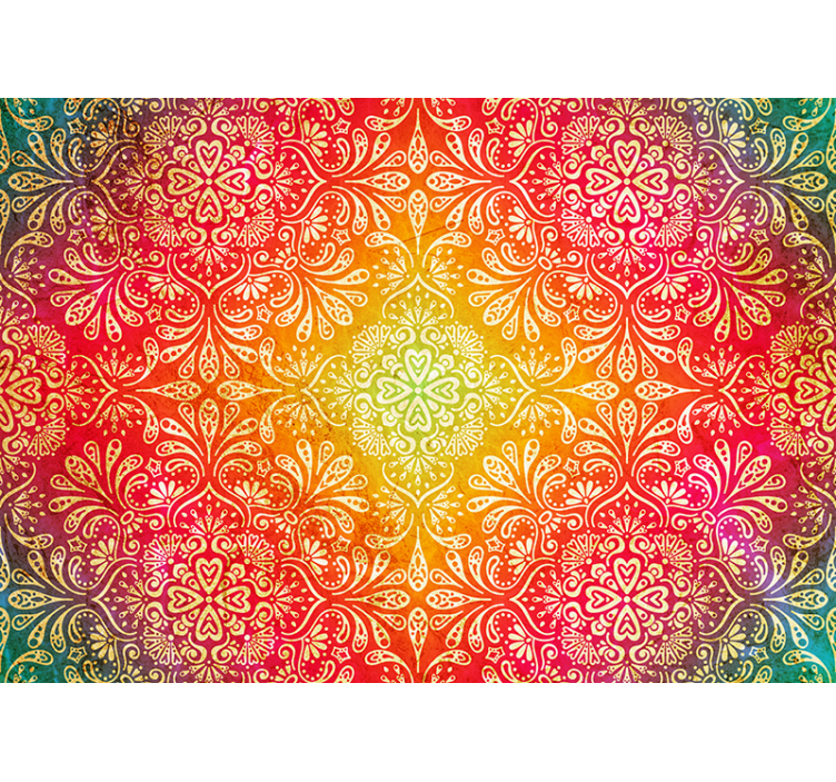 Colourful  zen photo wallpaper - TenStickers