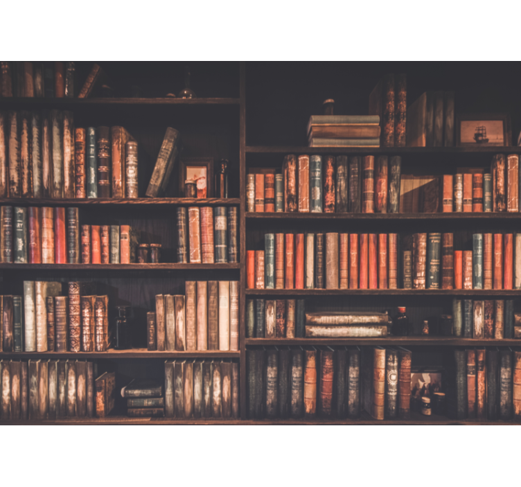 Romantic wall mural classic literature collection - TenStickers