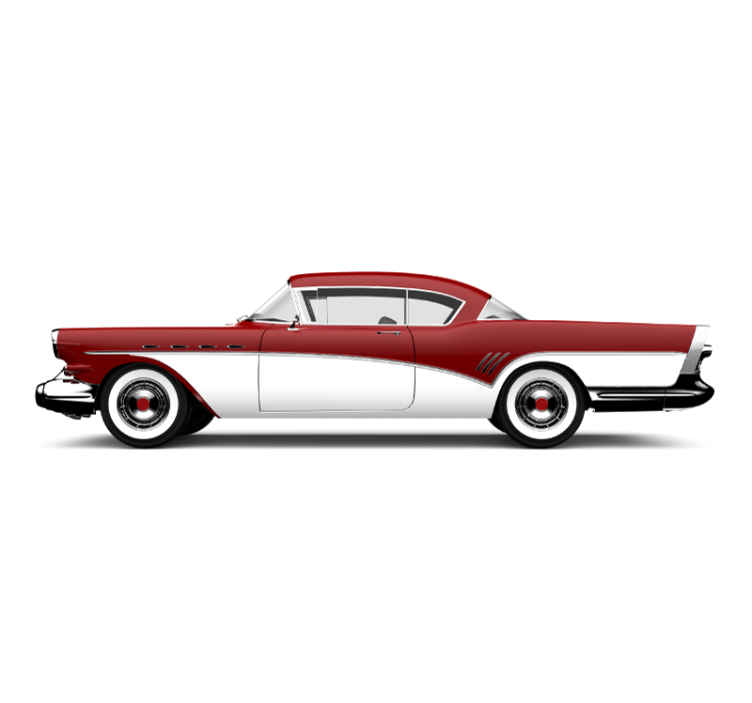 Classic Car Profile wall mural vehicle - TenStickers