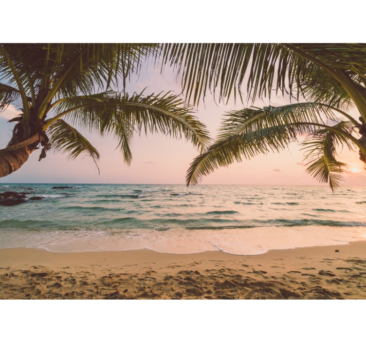 Wall mural nature tranquil coastal view - TenStickers