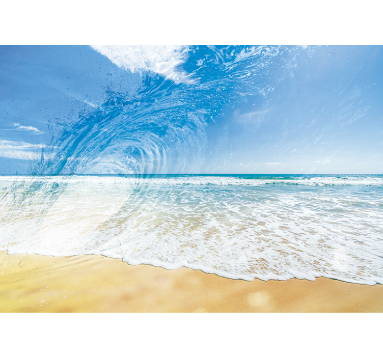 Under the sea wall mural ocean wave splash - TenStickers