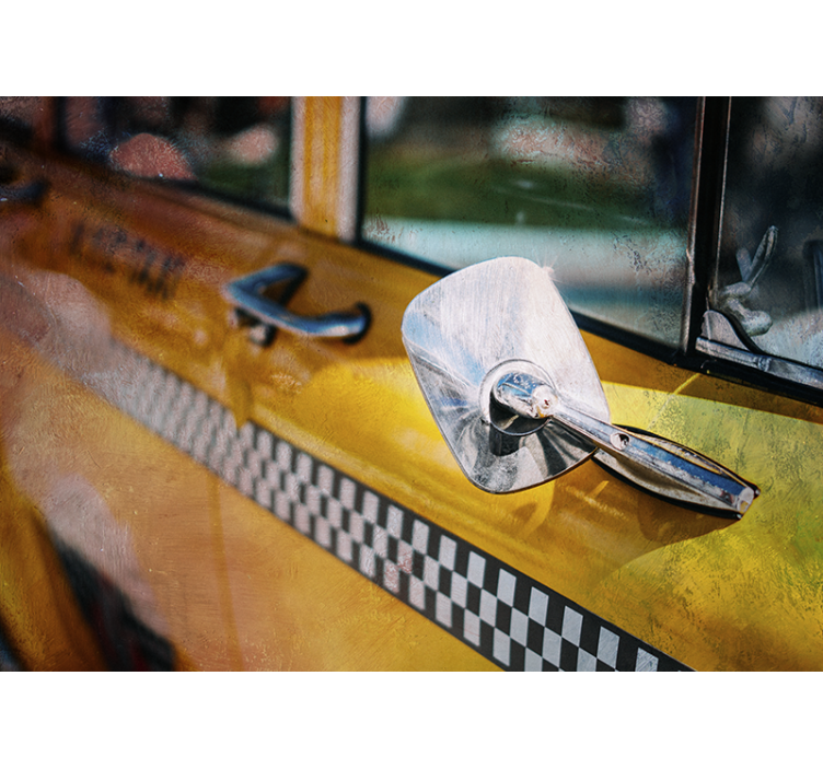 Wall mural new york iconic yellow taxi - TenStickers