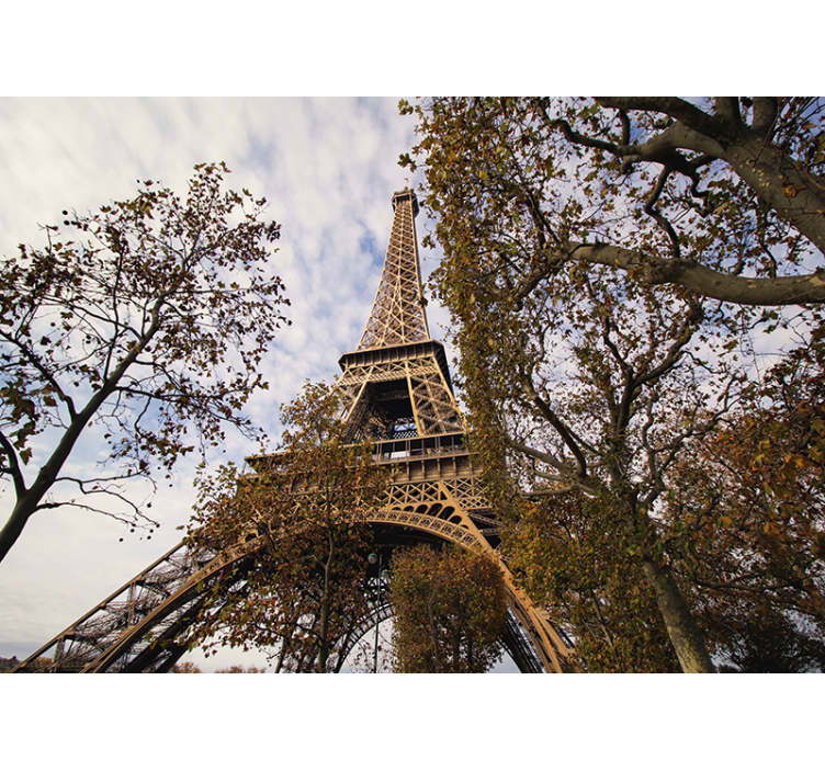 Paris wall mural eiffel tower scenic view - TenStickers