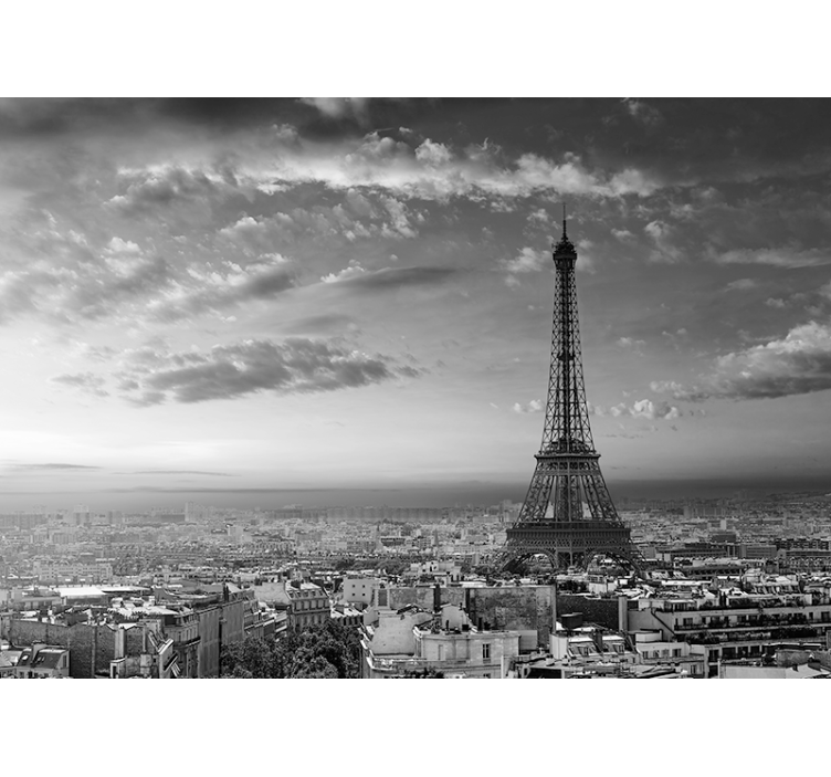 Paris wall mural eiffel tower scenic viewpoint - TenStickers