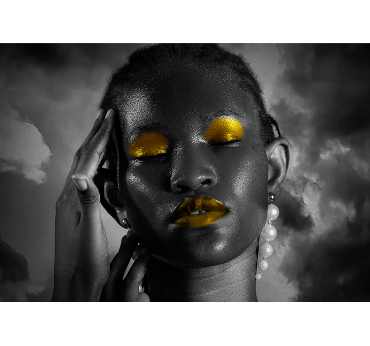 Striking Beauty Portrait people wall mural - TenStickers