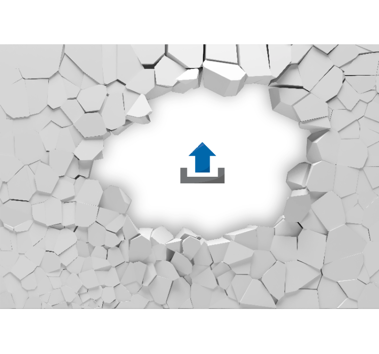 Wall mural vehicle shark breaking through - TenStickers