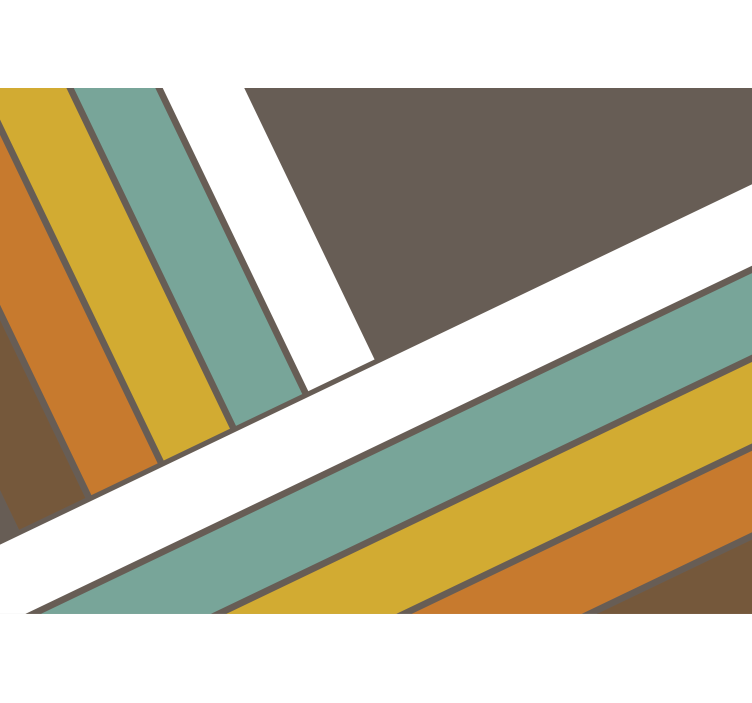 Texture wall mural geometric line designs - TenStickers