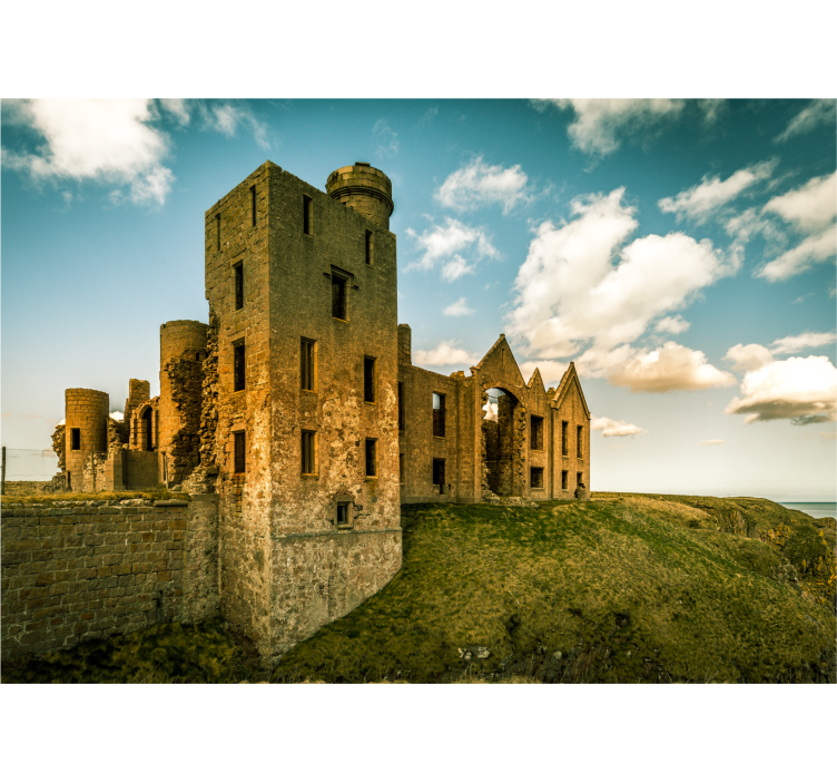 Ireland wall mural historic stone fortress artwork - TenStickers