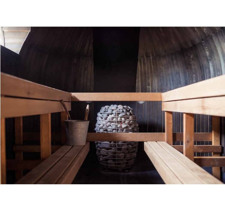 Zen wall mural tranquil sauna escape - TenStickers