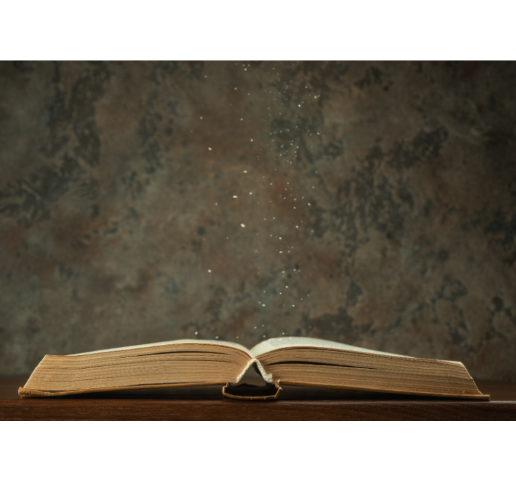 Open book magic art wall mural - TenStickers