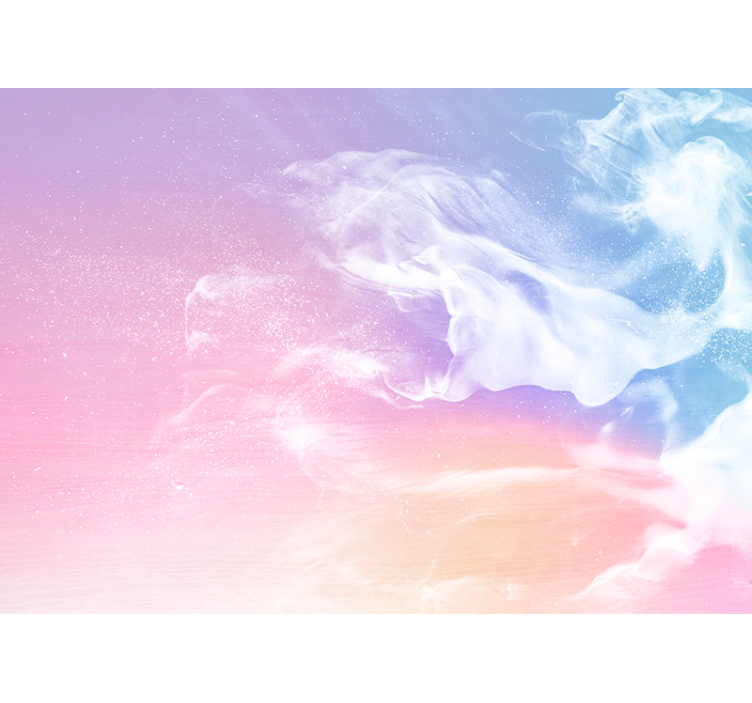Abstract wall mural soft cloud flow - TenStickers