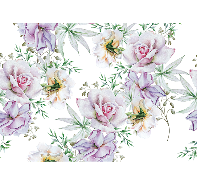 Beautiful Floral Arrangement flower wall mural - TenStickers