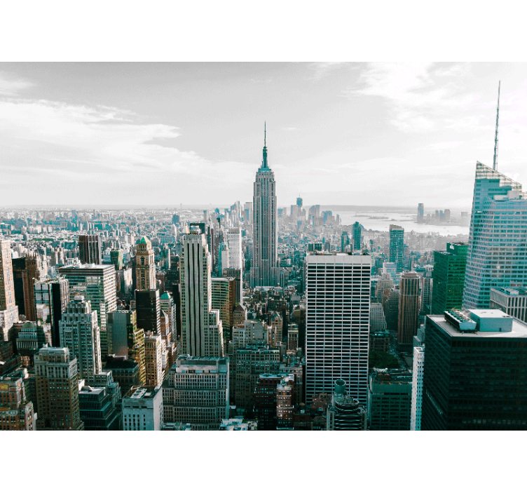 Wall mural new york iconic city skyline - TenStickers