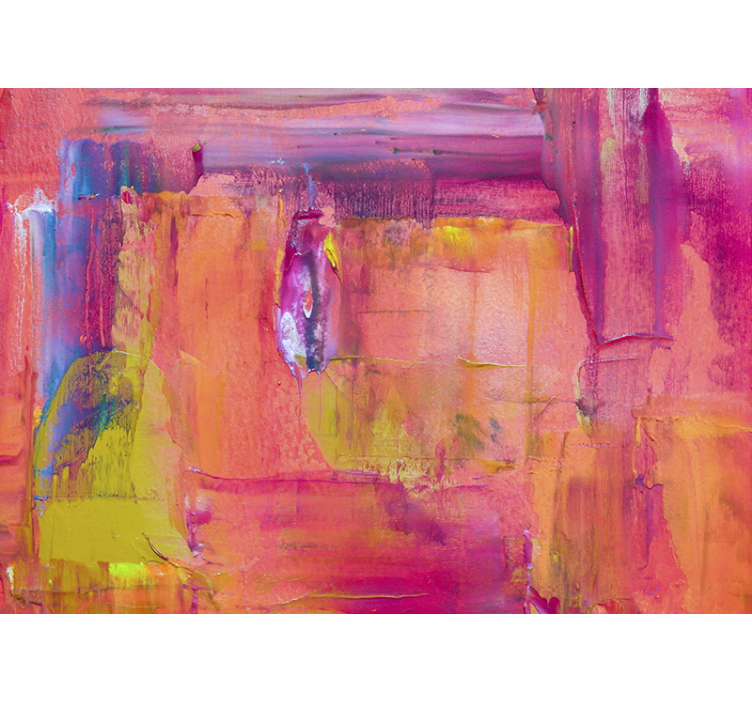 Abstract wall mural in vivid color explosion - TenStickers