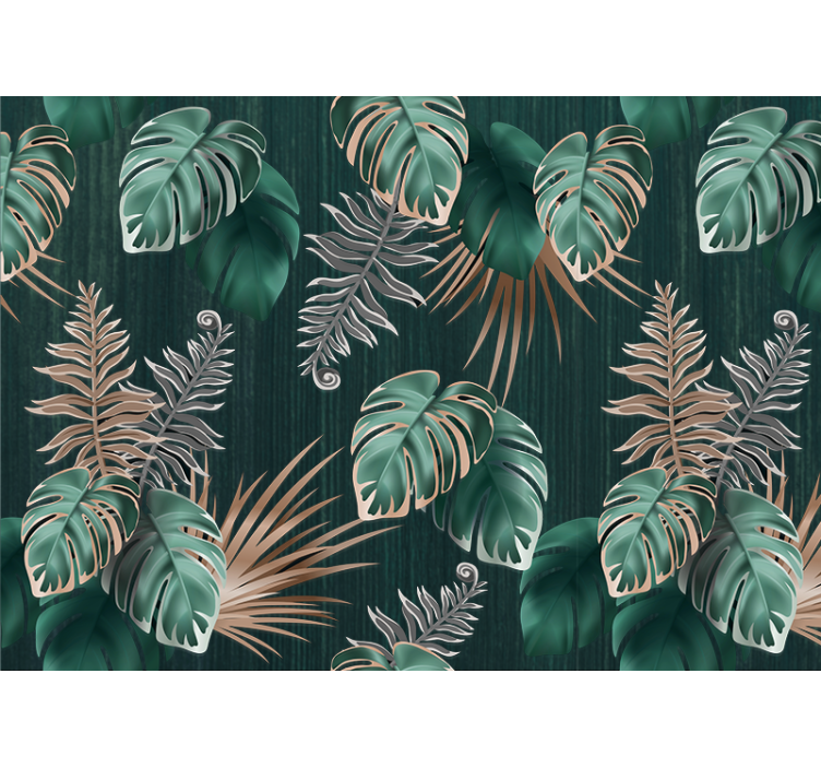 Nature wallpaper tropical leaf inspirations - TenStickers