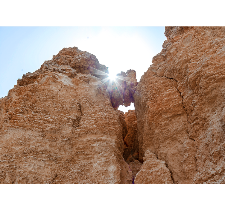 Wall mural mountain rocky landscape scene - TenStickers