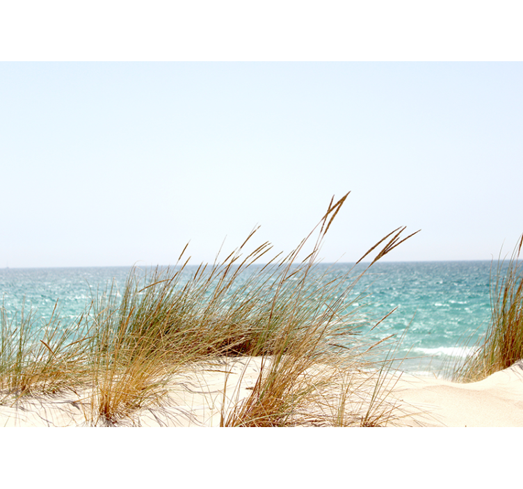 Wall mural nature tranquil shoreline view - TenStickers