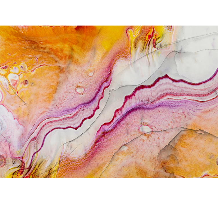 Abstract wall mural vibrant flowing designs - TenStickers