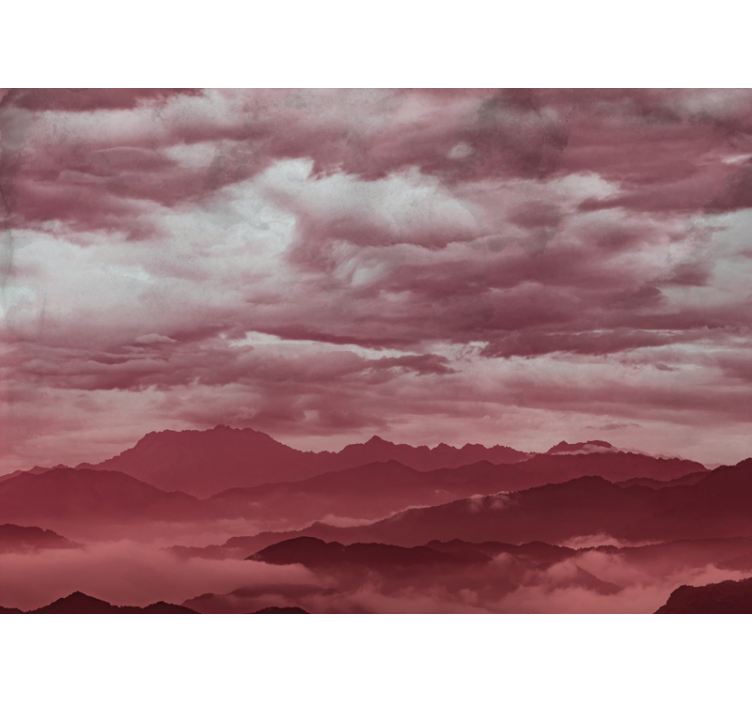 Wall mural mountain mystical mountain landscape - TenStickers