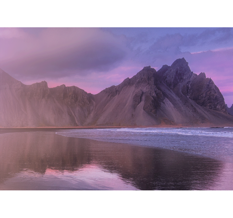 Landscape wall mural majestic mountain view - TenStickers