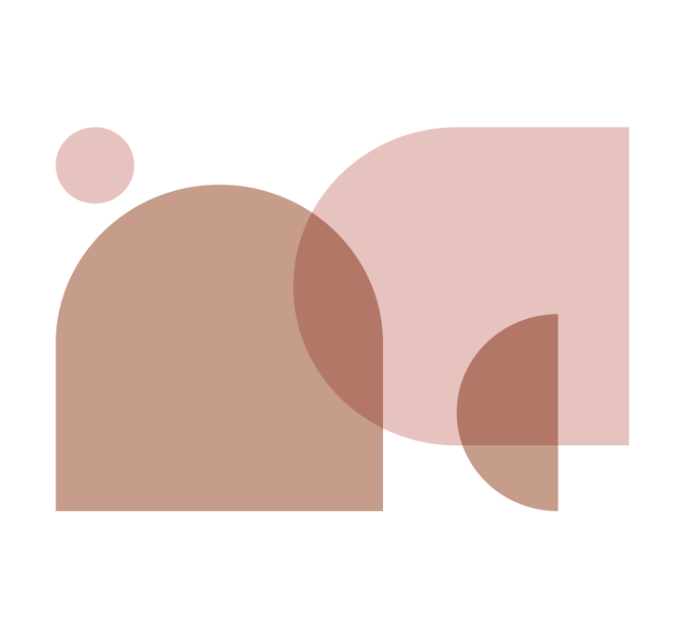 Abstract wall mural geometric shape design - TenStickers